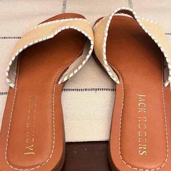 Jack Rogers Sandals Womens Size 9 Summer Resort Wear Chic Quality Statement - Picture 4 of 7